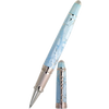 David Oscarson Winter Rollerball Pen - Winter Blue & Rhodium-Pen Boutique Ltd