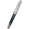 David Oscarson Deus Regit Fountain Pen - Moss Black - Silver Trim-Pen Boutique Ltd