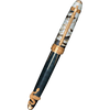 David Oscarson Deus Regit Rollerball Pen - Moss Black - Gold Trim-Pen Boutique Ltd