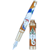 David Oscarson Lord Ganesha Fountain Pen - Saffron 01