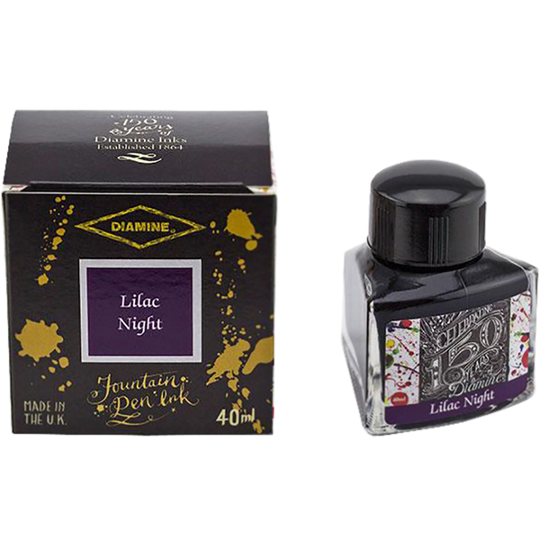 Diamine 150th Anniversary Ink Bottle - Lilac Night - 40ml-Pen Boutique Ltd