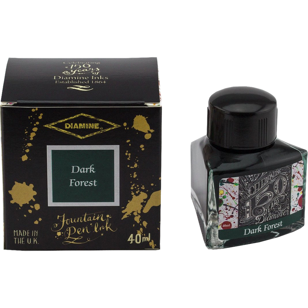 Diamine 150th Anniversary Ink Bottle - Dark Forest - 40ml-Pen Boutique Ltd