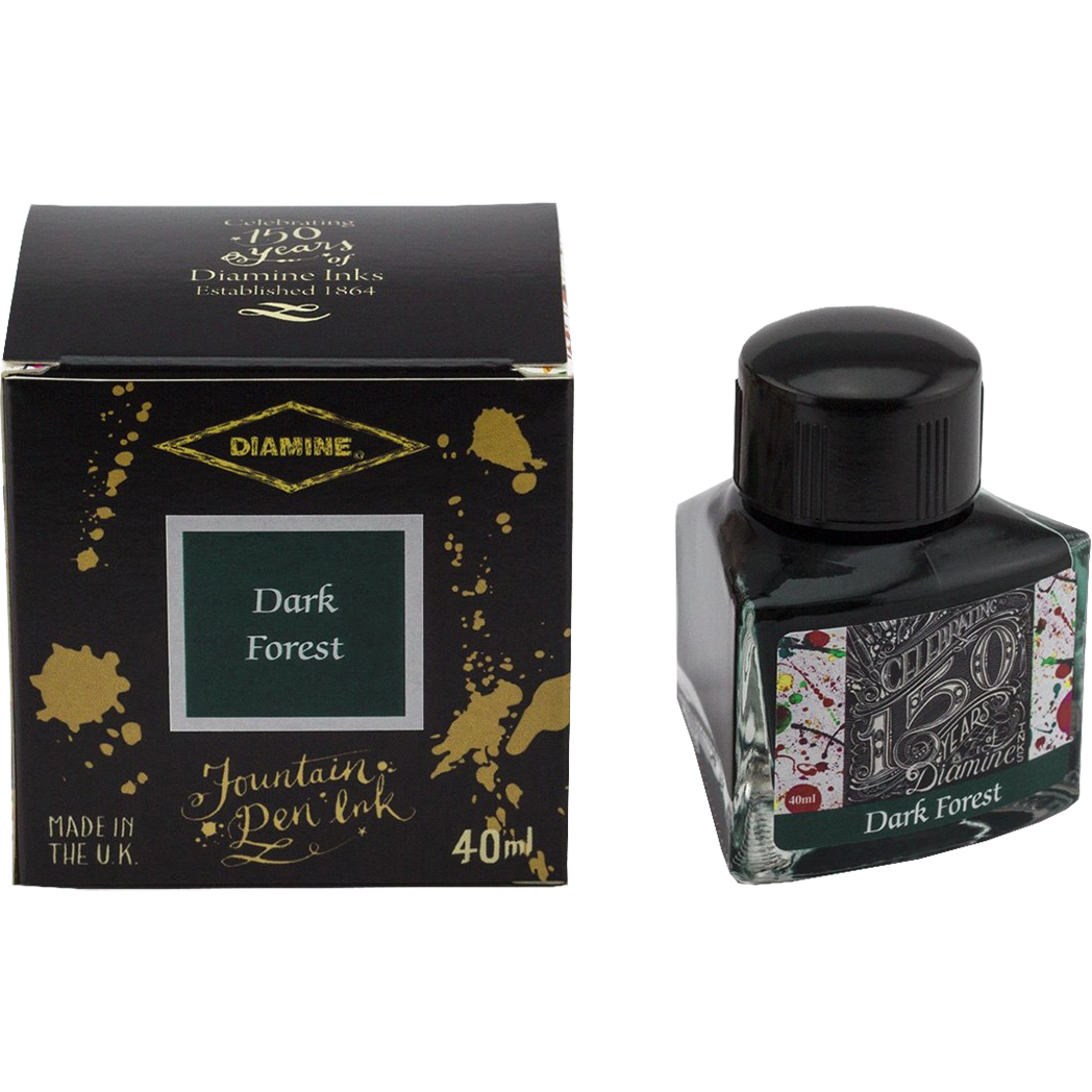 Diamine 150th Anniversary Ink Bottle - Dark Forest - 40ml-Pen Boutique Ltd
