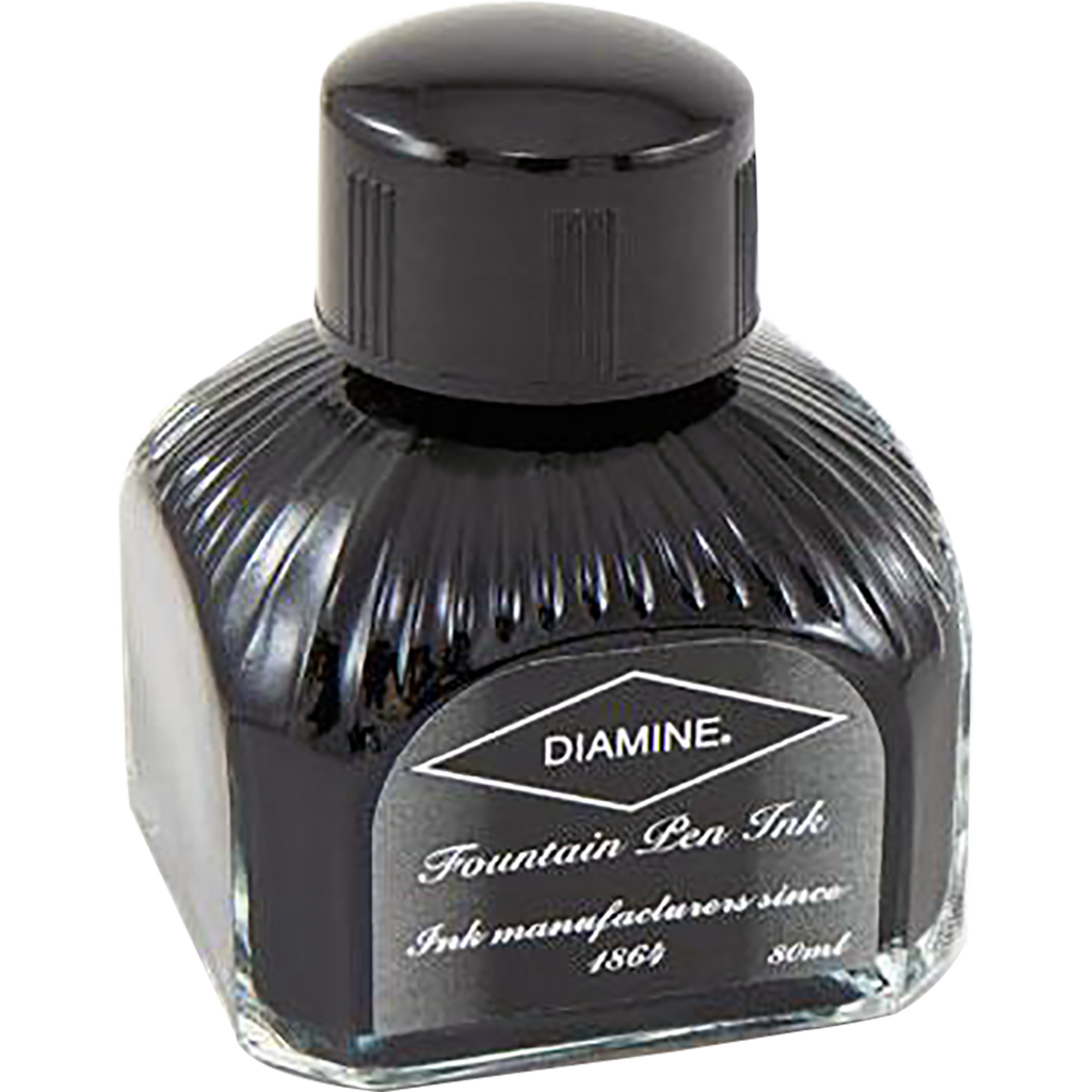 Diamine Onyx Black Ink Bottle - 80ml-Pen Boutique Ltd