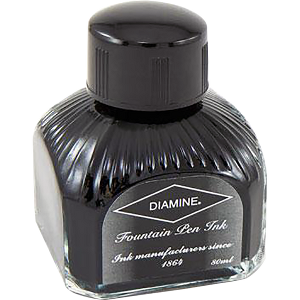 Diamine Onyx Black Ink Bottle - 80ml-Pen Boutique Ltd