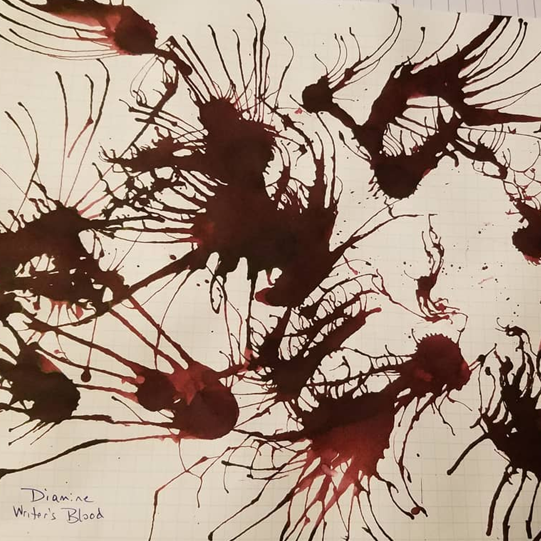 Diamine Ink Bottle - Writer's Blood - 30ml-Pen Boutique Ltd