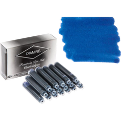 Diamine Majestic Blue Ink Cartridges 18/pk-Pen Boutique Ltd