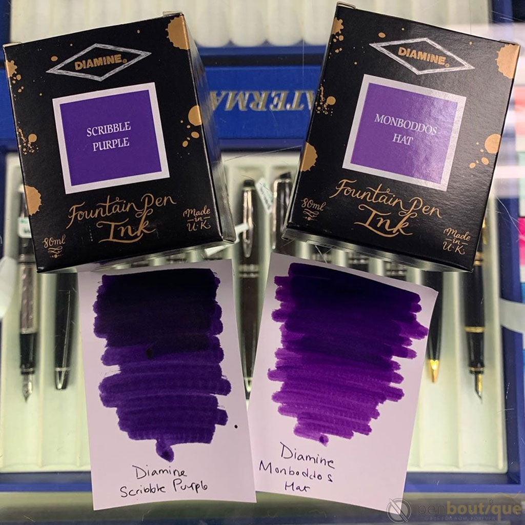 Diamine Ink Bottle - Scribble Purple - 80ml-Pen Boutique Ltd