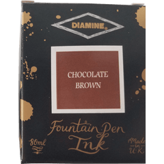 Diamine Chocolate Brown Ink Bottle - 80ml-Pen Boutique Ltd