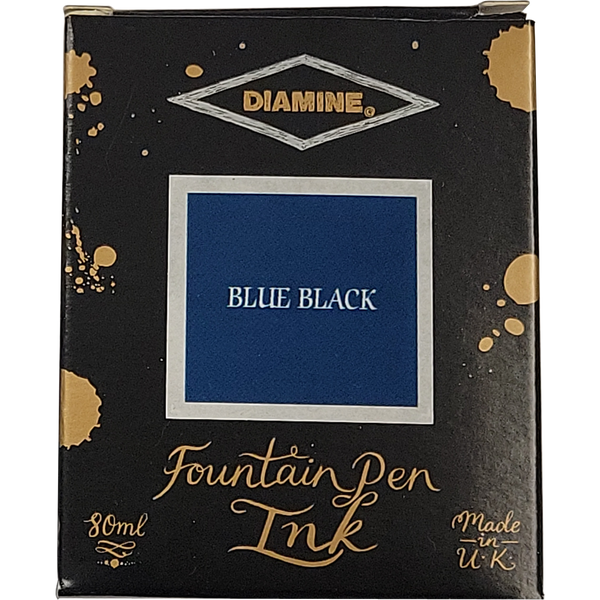 Diamine Ink Bottle - Blue Black - 80 ml-Pen Boutique Ltd