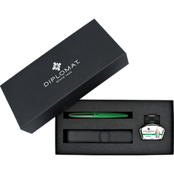 Diplomat Aero Gift Set - Green-Pen Boutique Ltd