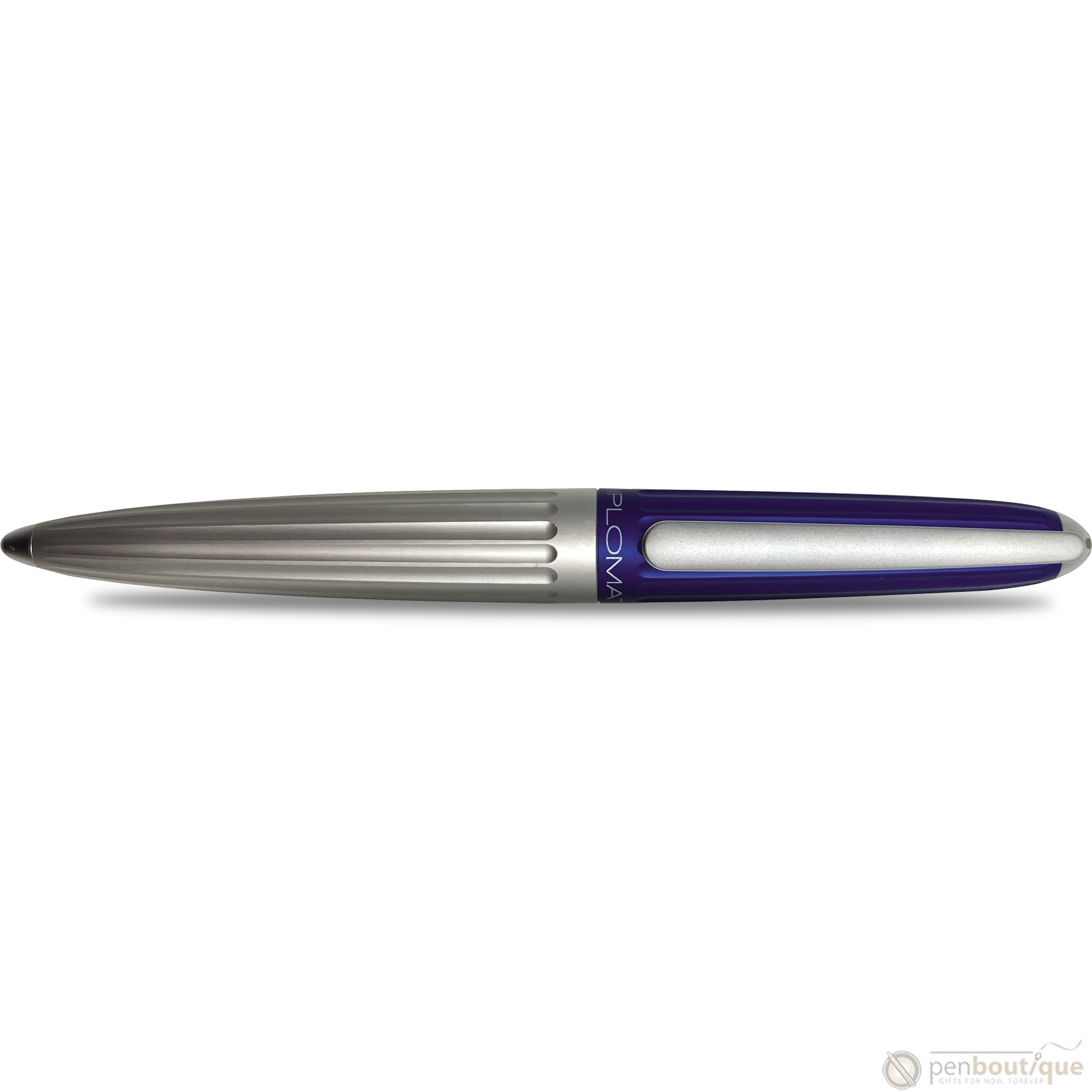 Diplomat Aero Rollerball Pen - Blue/Silver-Pen Boutique Ltd