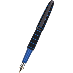 Diplomat Elox Ring Fountain Pen - Blue - 14K Gold Nib-Pen Boutique Ltd