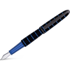 Diplomat Elox Ring Fountain Pen - Blue - Stainless Steel Nib-Pen Boutique Ltd