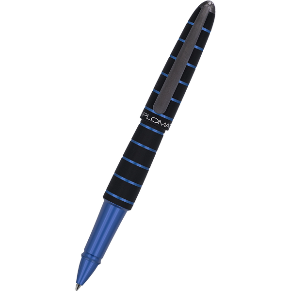 Diplomat Elox Ring Rollerball Pen - Blue-Pen Boutique Ltd
