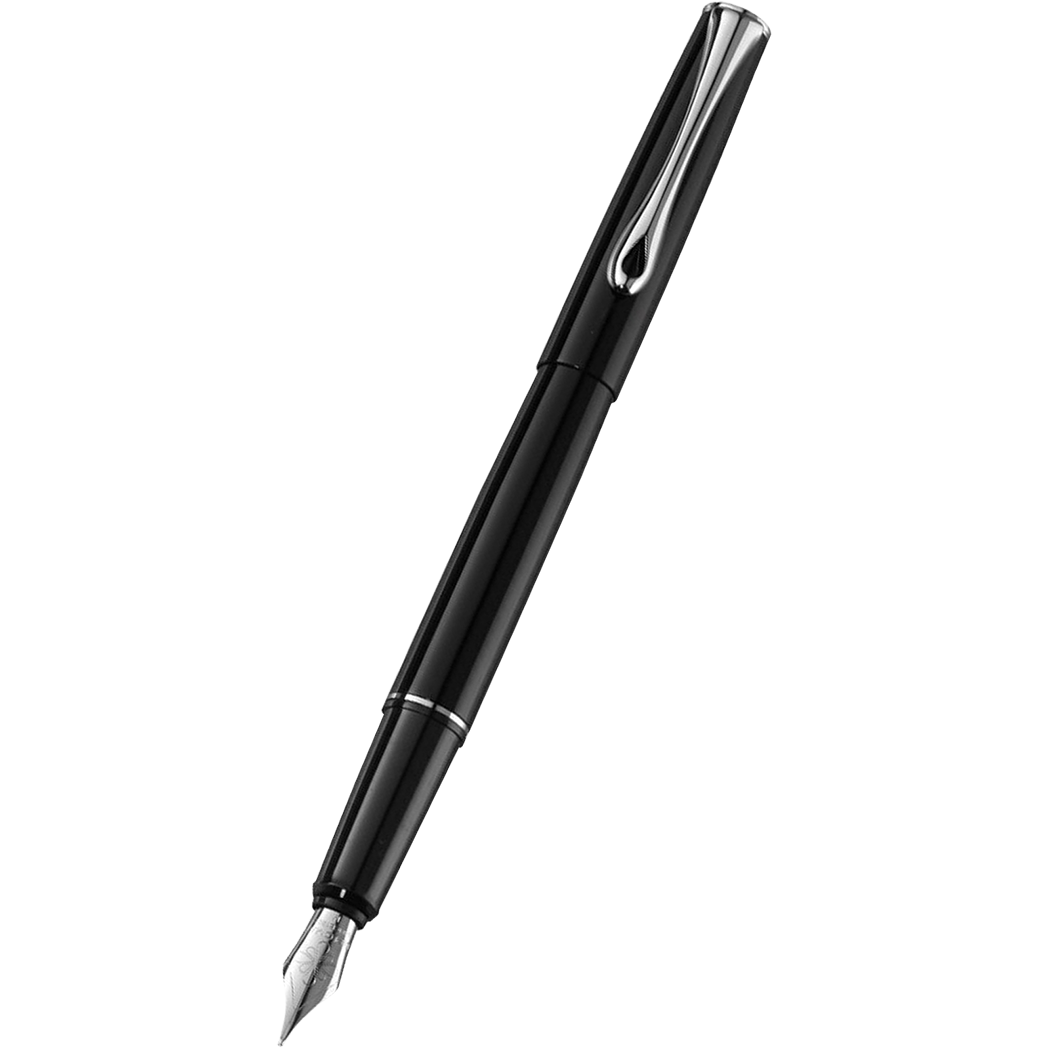 Diplomat Esteem Fountain Pen - Black Lacquer-Pen Boutique Ltd