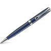 Diplomat Excellence A2 EasyFLOW Ballpoint Pen - Chrome Trim - Midnight Blue - Pen Boutique Ltd