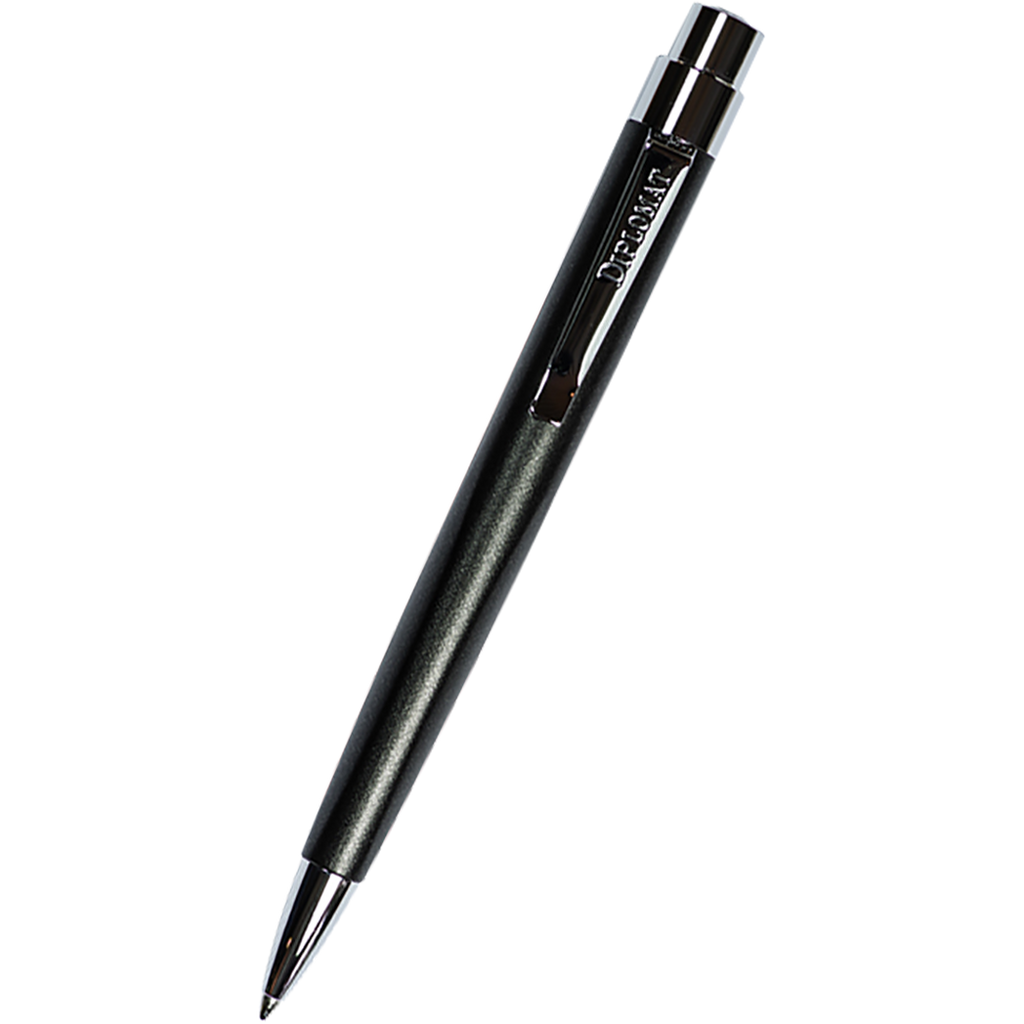 Diplomat Magnum Ballpoint Pen - Crow Black-Pen Boutique Ltd
