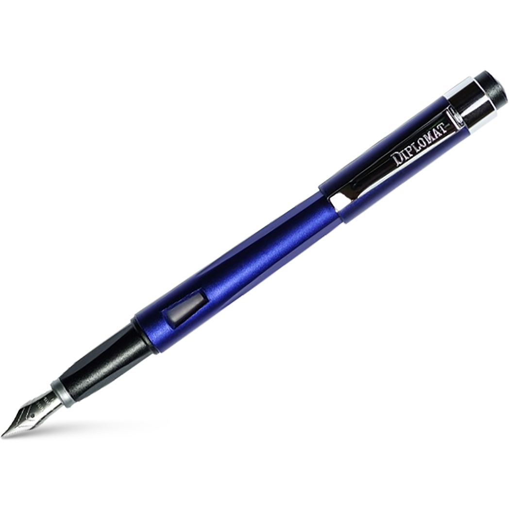 Diplomat Magnum Fountain Pen - Indigo Blue-Pen Boutique Ltd