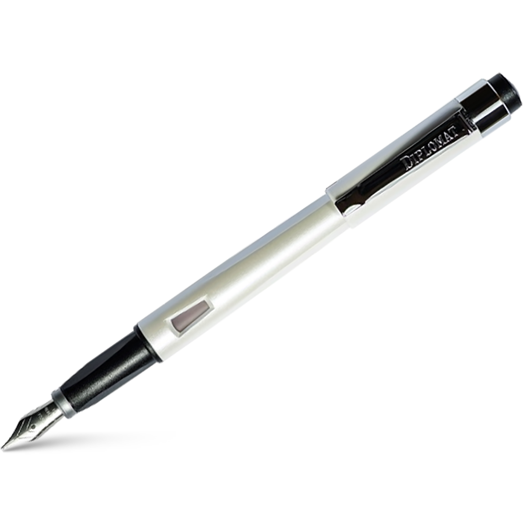 Diplomat Magnum Fountain Pen - Pearl White-Pen Boutique Ltd