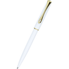 Diplomat Traveller EasyFLOW Ballpoint Pen - Snowwhite - Gold Trim-Pen Boutique Ltd