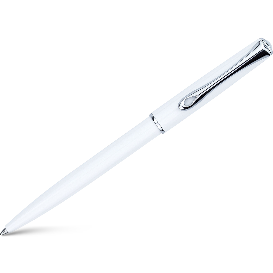 Diplomat Traveller EasyFLOW Ballpoint Pen - Snowwhite-Pen Boutique Ltd