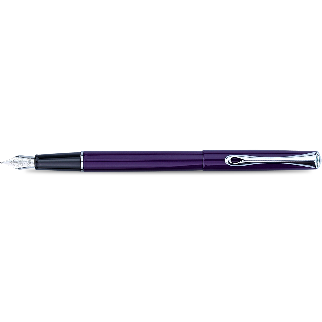 Diplomat Traveller Fountain Pen - Deep Purple-Pen Boutique Ltd