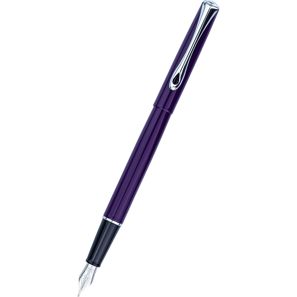 Diplomat Traveller Fountain Pen - Deep Purple-Pen Boutique Ltd