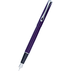 Diplomat Traveller Fountain Pen - Deep Purple-Pen Boutique Ltd