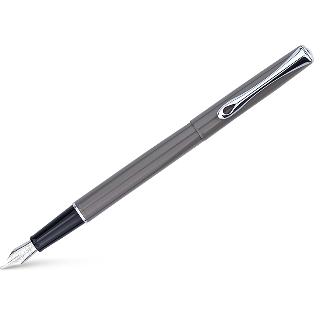 Diplomat Traveller Fountain Pen - Taupe Grey-Pen Boutique Ltd
