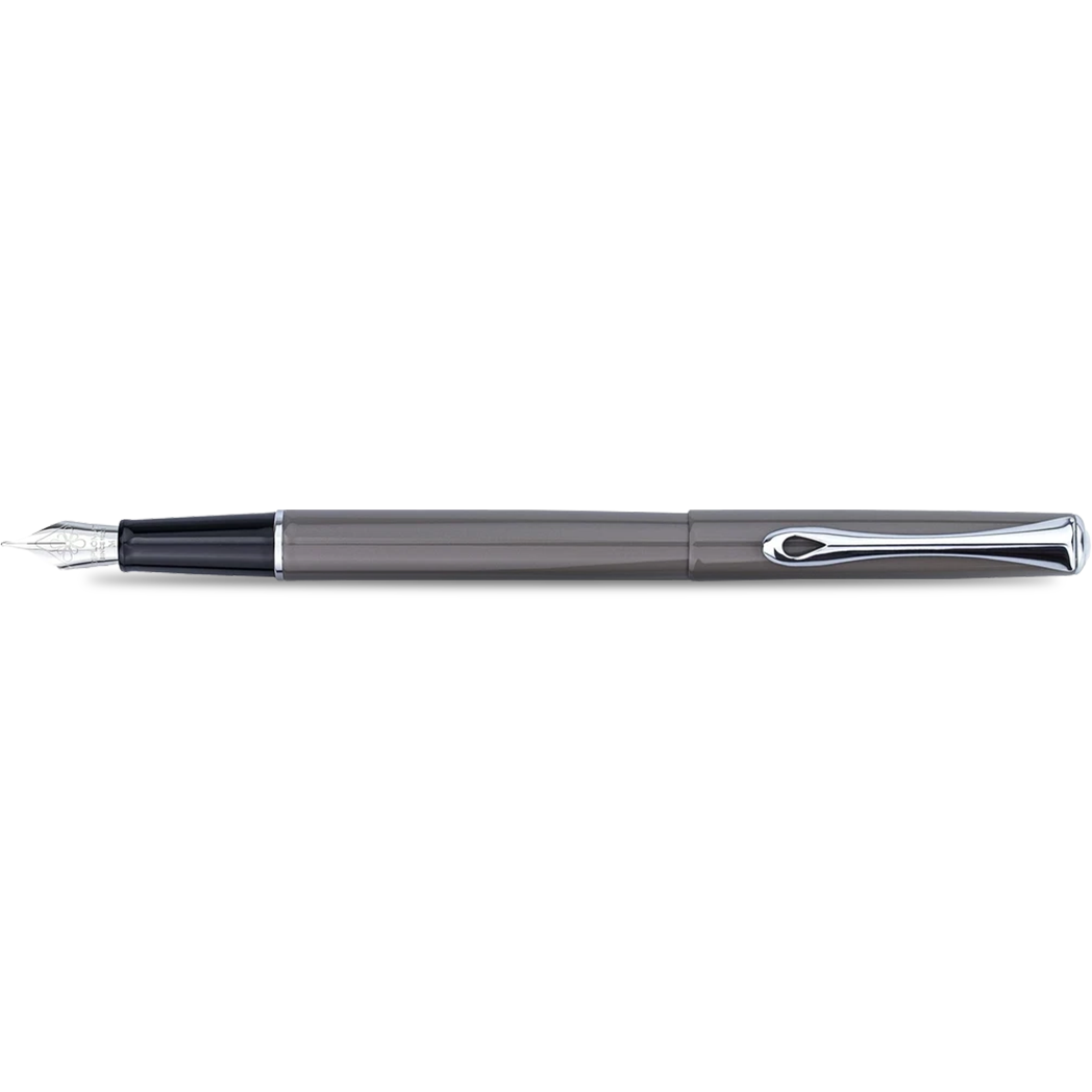Diplomat Traveller Fountain Pen - Taupe Grey-Pen Boutique Ltd