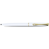 Diplomat Traveller Mechanical Pencil - Snowwhite - Gold Trim-Pen Boutique Ltd