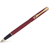 Diplomat Traveller Rollerball Pen - Dark Red - Gold-Pen Boutique Ltd