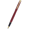 Diplomat Traveller Rollerball Pen - Dark Red - Gold-Pen Boutique Ltd