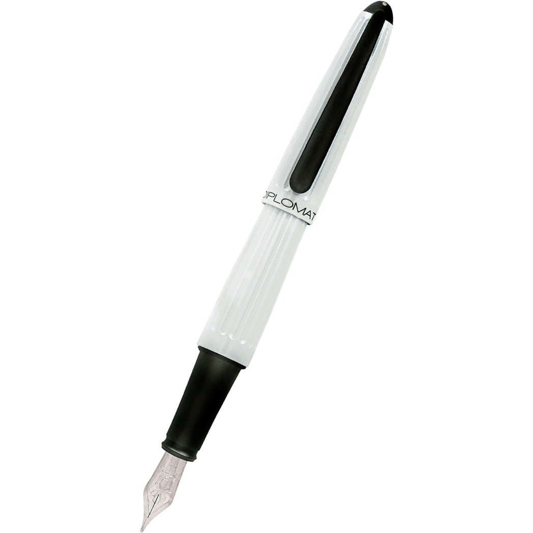 Diplomat Aero Fountain Pen - Lacquer White-Pen Boutique Ltd