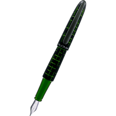 Diplomat Elox Fountain Pen - Matrix Green - Stainless Steel Nib-Pen Boutique Ltd