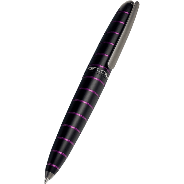 Diplomat Elox Ring Ballpoint Pen - Purple-Pen Boutique Ltd