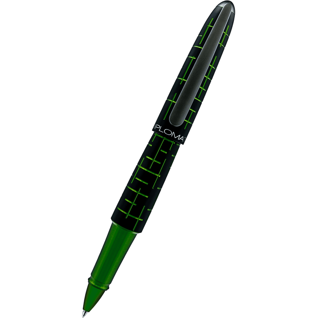 Diplomat Elox Rollerball Pen - Matrix Green-Pen Boutique Ltd