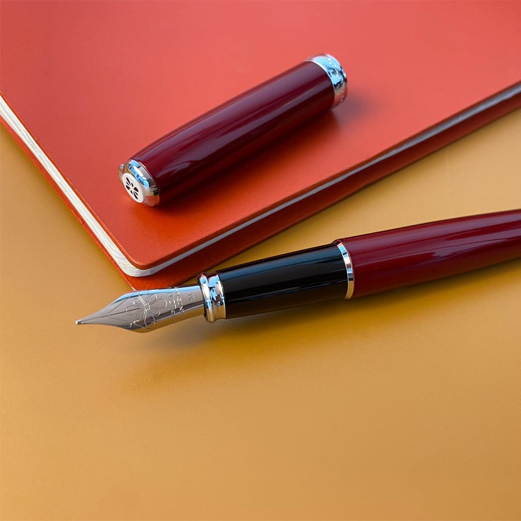 Diplomat Excellence A2 Magma Fountain Pen - Red-Pen Boutique Ltd
