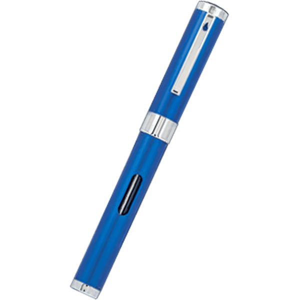 Diplomat Nexus Fountain Pen - Blue - Chrome Trim-Pen Boutique Ltd