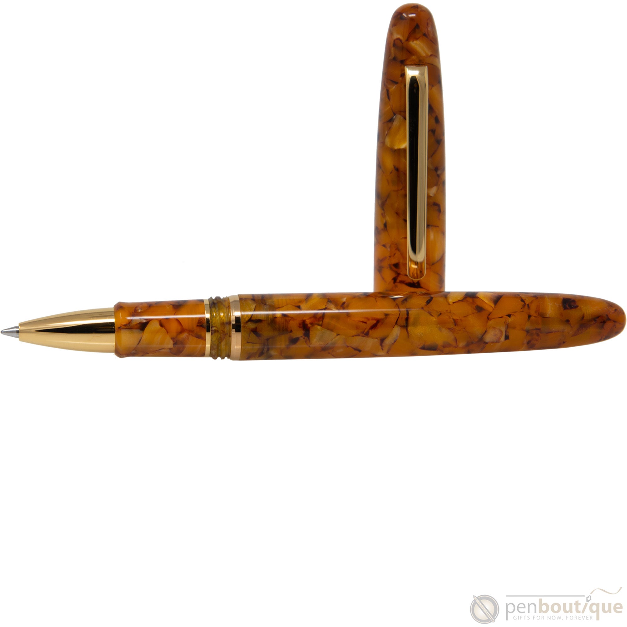 Esterbrook Estie Rollerball Pen - Honeycomb - Gold Trim-Pen Boutique Ltd