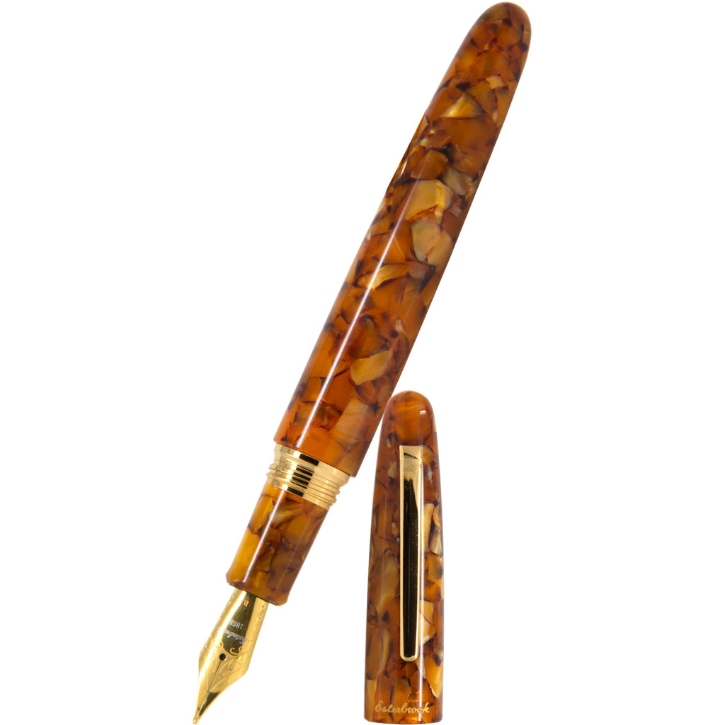 Esterbrook Estie Oversized Fountain Pen - Honeycomb - Gold Trim-Pen Boutique Ltd