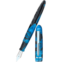 Edison Menlo Fountain Pen - Blue Grotto-Pen Boutique Ltd