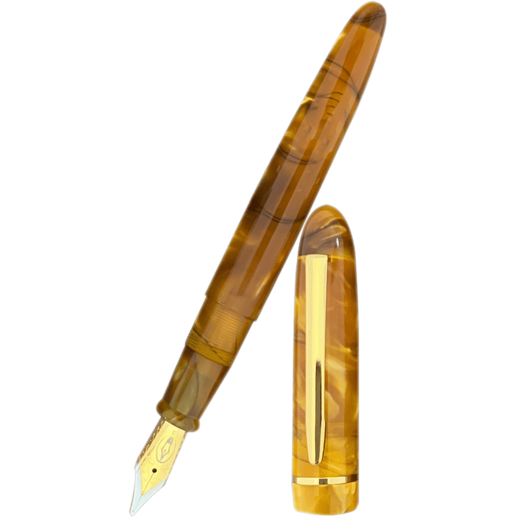 Edison Menlo Fountain Pen - Sweet Honey - Pen Boutique Ltd