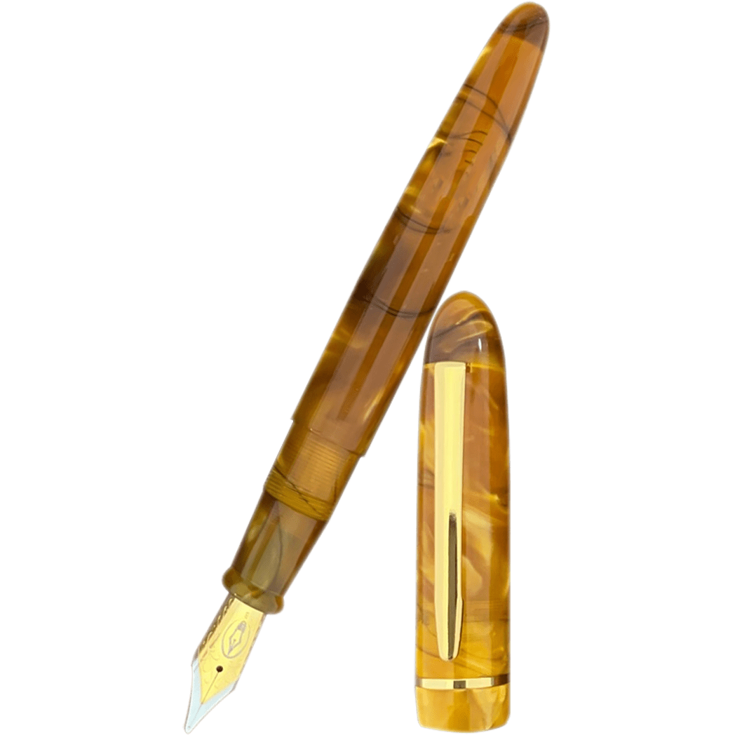 Edison Menlo Fountain Pen - Sweet Honey-Pen Boutique Ltd