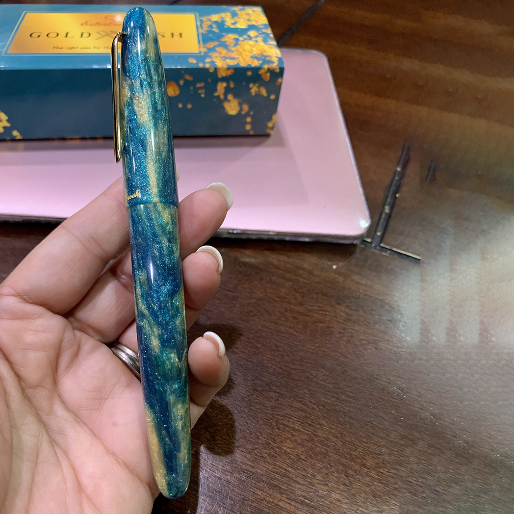 Esterbrook Estie Rollerball Pen - Gold Rush Frontier Green-Pen Boutique Ltd