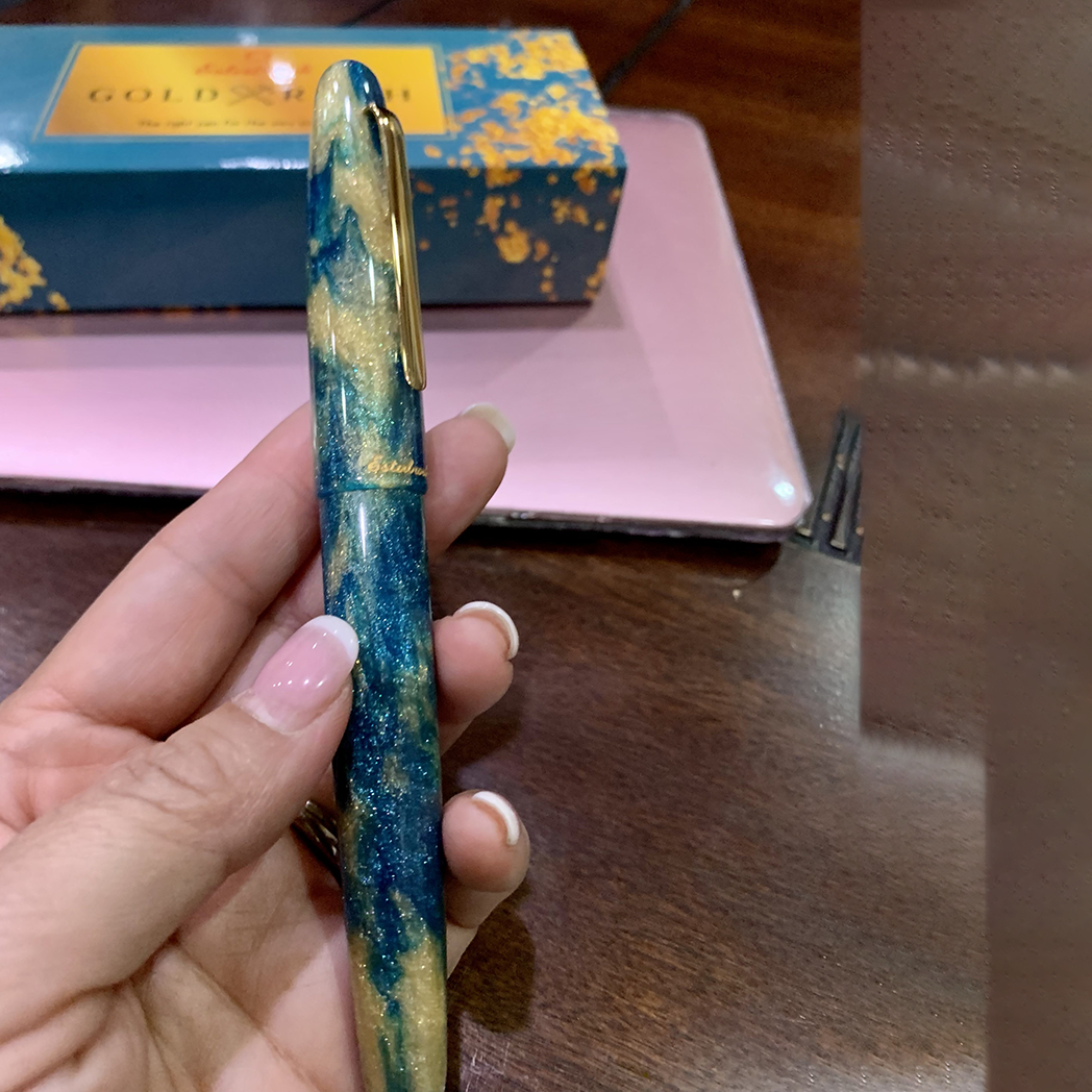 Esterbrook Estie Rollerball Pen - Gold Rush Frontier Green-Pen Boutique Ltd