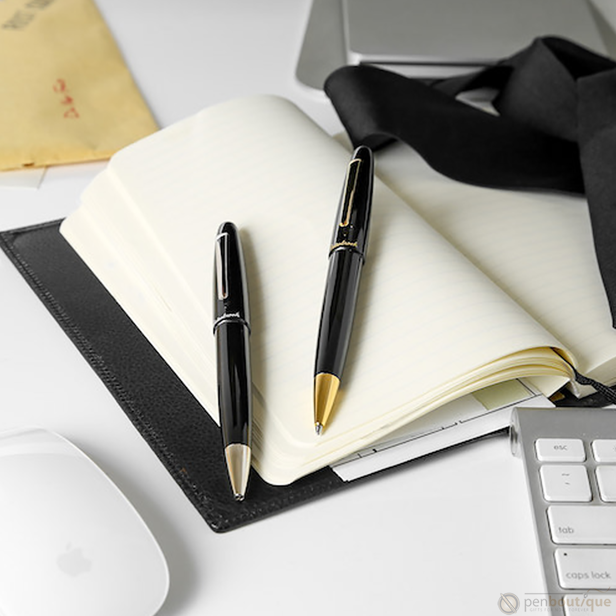 Esterbrook Estie Ballpoint Pen - Ebony - Gold Trim-Pen Boutique Ltd