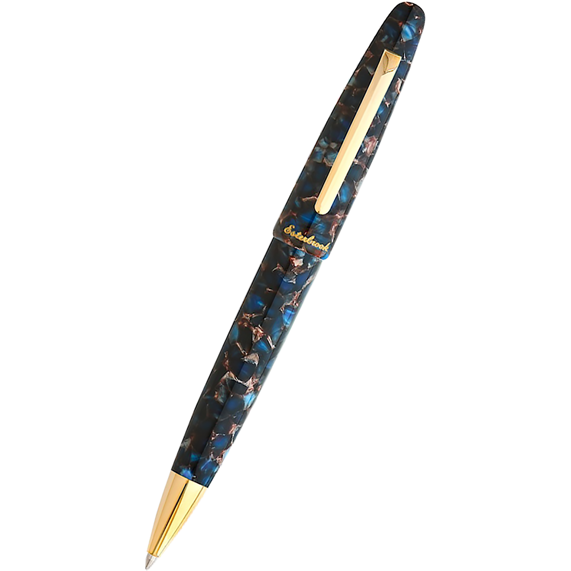 Esterbrook Estie Ballpoint Pen - Nouveau Bleu - Gold Trim-Pen Boutique Ltd