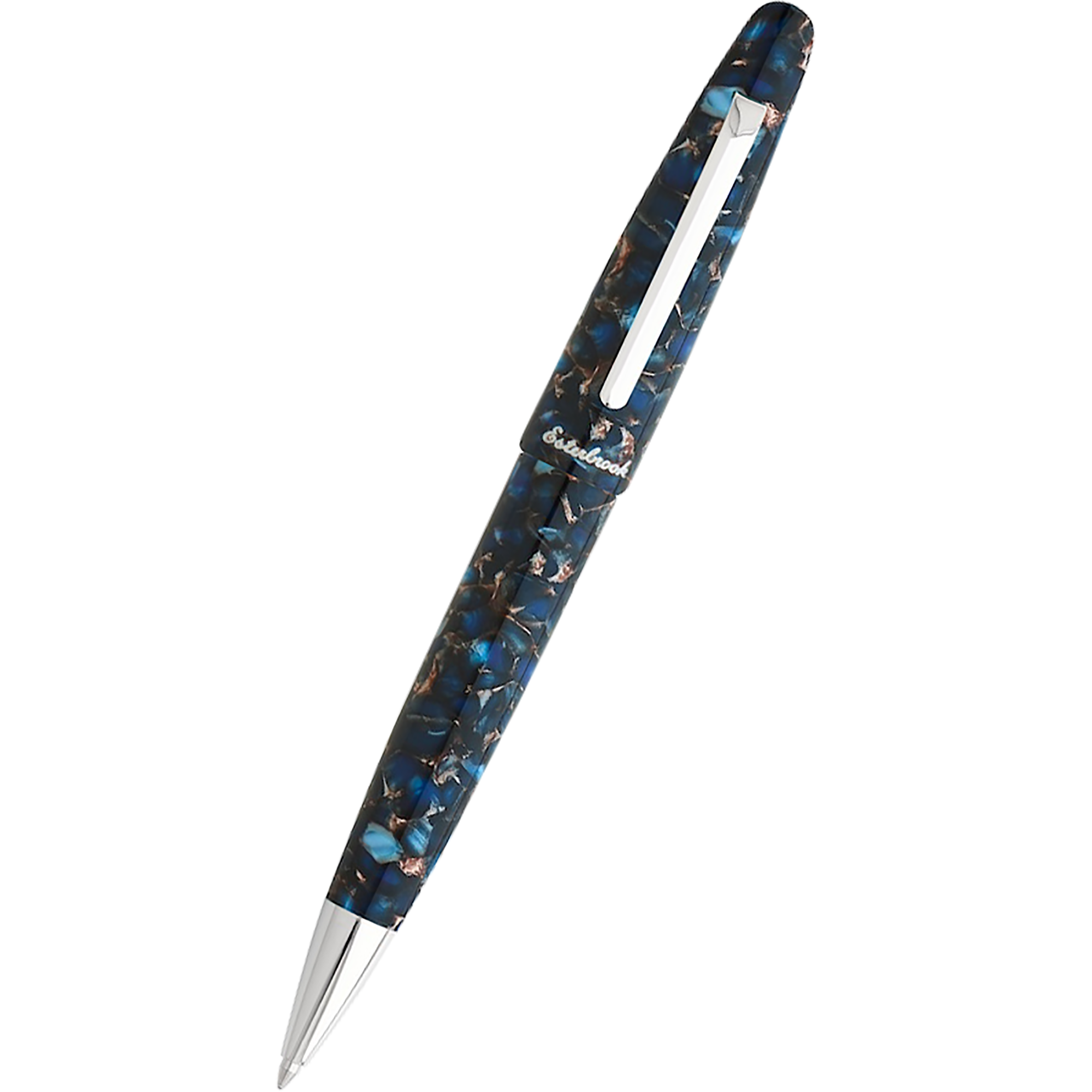 Esterbrook Estie Ballpoint Pen - Nouveau Bleu - Palladium Trim-Pen Boutique Ltd